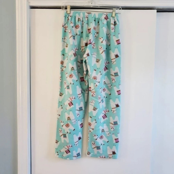 Children’s Place Girls Fleece Pajama Pants Llama Print size XL 14 - Picture 1 of 7